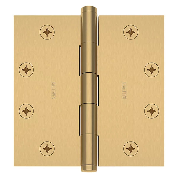 Baldwin - Estate Collection - Hinges - Square Corner Mortise Hinge w/ Non-Removable Pin (Each)