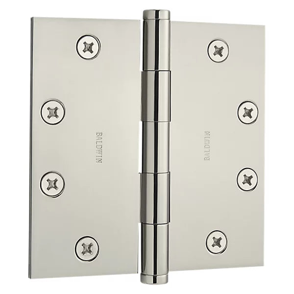 Baldwin - Estate Collection - Hinges - Square Corner Mortise Hinge w/ Non-Removable Pin (Each)