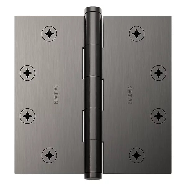 Baldwin - Estate Collection - Hinges - Square Corner Mortise Hinge w/ Non-Removable Pin (Each)