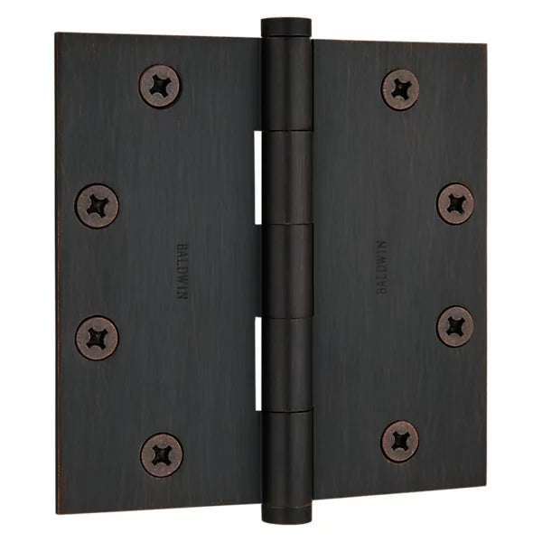 Baldwin - Estate Collection - Hinges - Square Corner Mortise Hinge w/ Non-Removable Pin (Each)