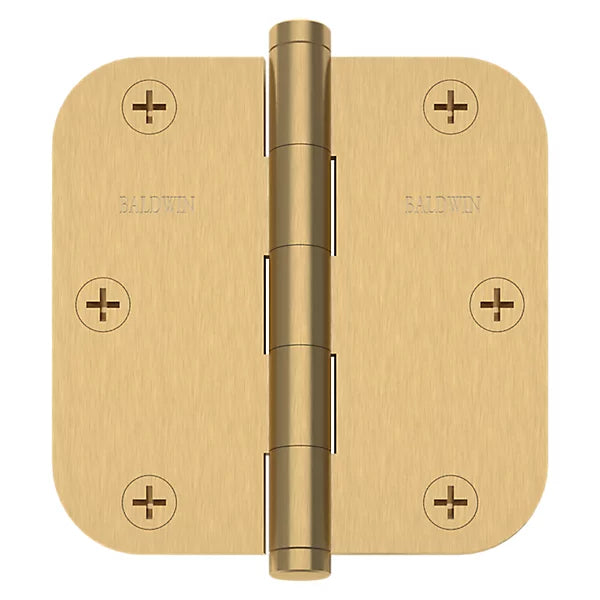 Baldwin - Estate Collection - Hinges - 5/8" Radius Corner Mortise Hinge (Each)