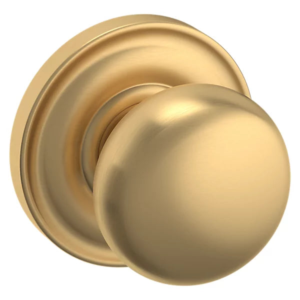 Baldwin - Estate Collection - Knobs & Levers - 5000 (2") Baltimore Door Knob w/ 5048 Rose (Pre-Configured)