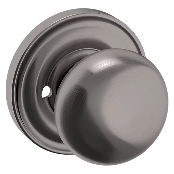 Baldwin - Estate Collection - Knobs & Levers - 5000 (2") Baltimore Door Knob w/ 5048 Rose (Pre-Configured)