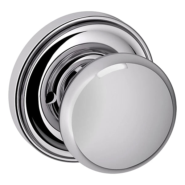 Baldwin - Estate Collection - Knobs & Levers - 5000 (2") Baltimore Door Knob w/ 5048 Rose (Pre-Configured)