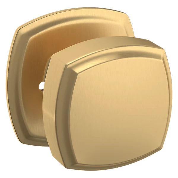 Baldwin - Estate Collection - Knobs & Levers - 5011 Door Knob w/ 5058 Rose (Pre-Configured)