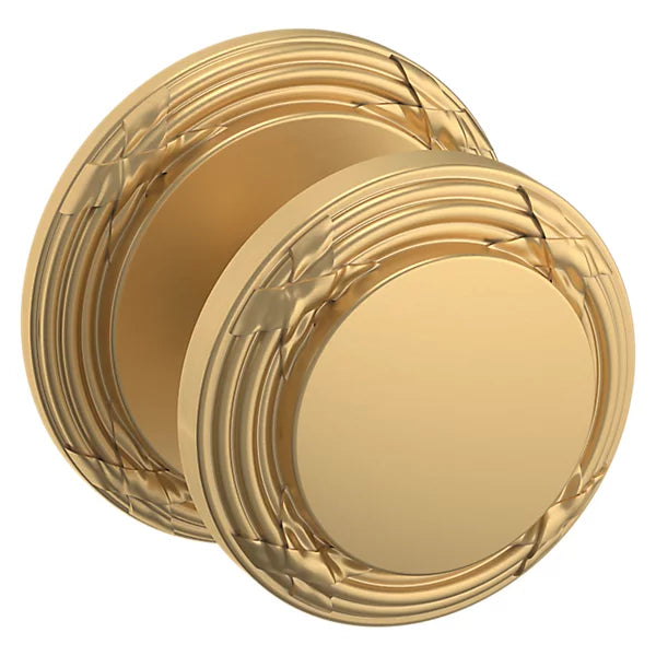 Baldwin - Estate Collection - Knobs & Levers - 5013 Door Knob w/ 5021 Rose (Pre-Configured)