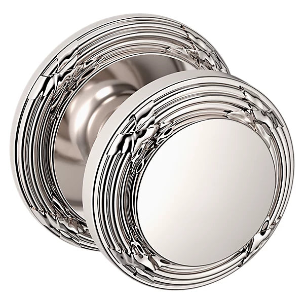 Baldwin - Estate Collection - Knobs & Levers - 5013 Door Knob w/ 5021 Rose (Pre-Configured)