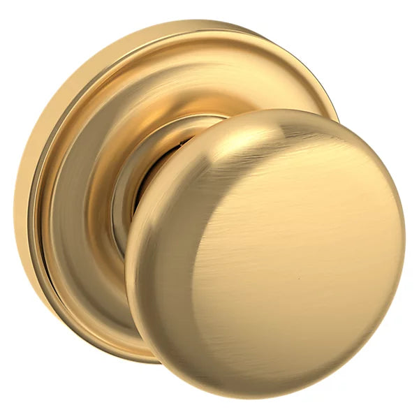Baldwin - Estate Collection - Knobs & Levers - 5015 Door Knob w/ 5048 Rose (Pre-Configured)
