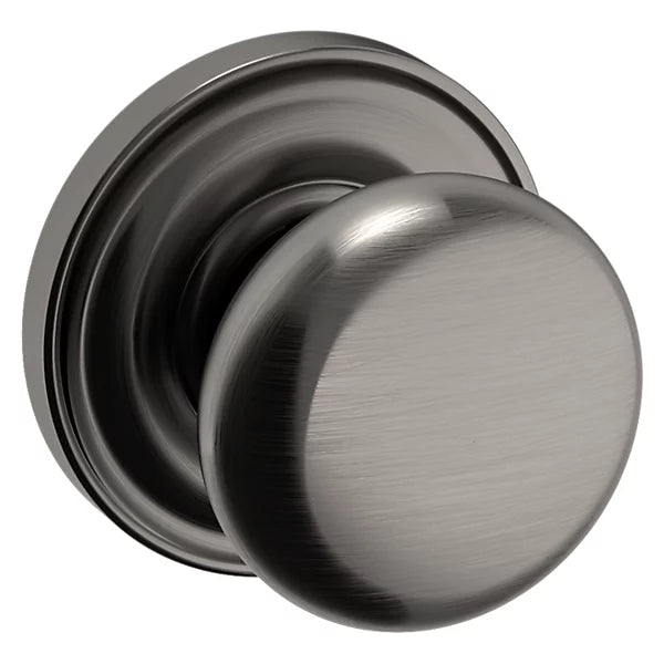 Baldwin - Estate Collection - Knobs & Levers - 5015 Door Knob w/ 5048 Rose (Pre-Configured)