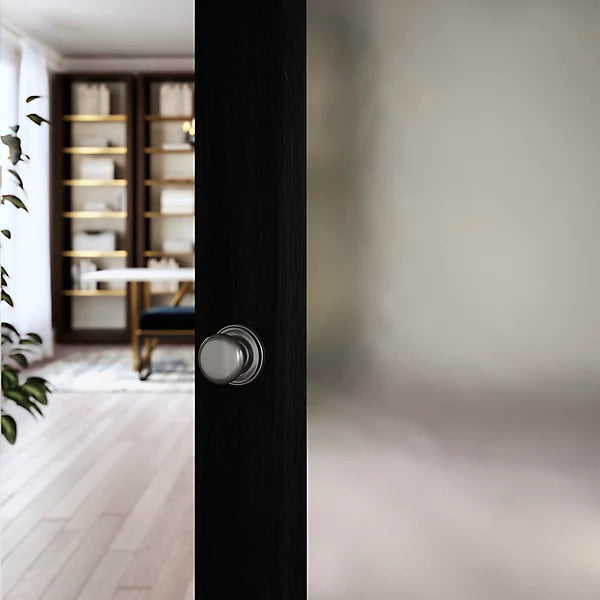 Baldwin - Estate Collection - Knobs & Levers - 5015 Door Knob w/ 5048 Rose (Pre-Configured)