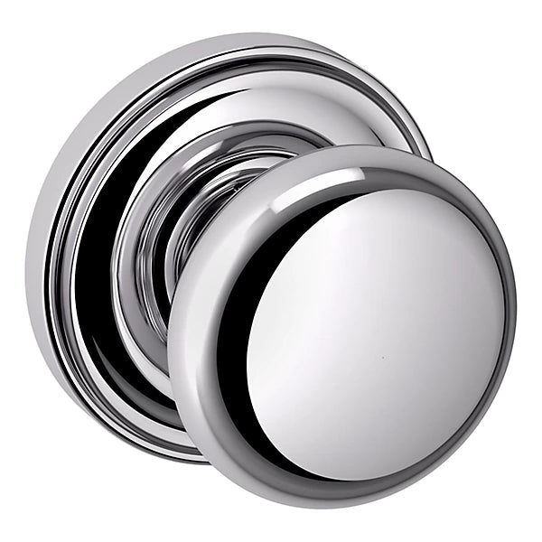 Baldwin - Estate Collection - Knobs & Levers - 5015 Door Knob w/ 5048 Rose (Pre-Configured)