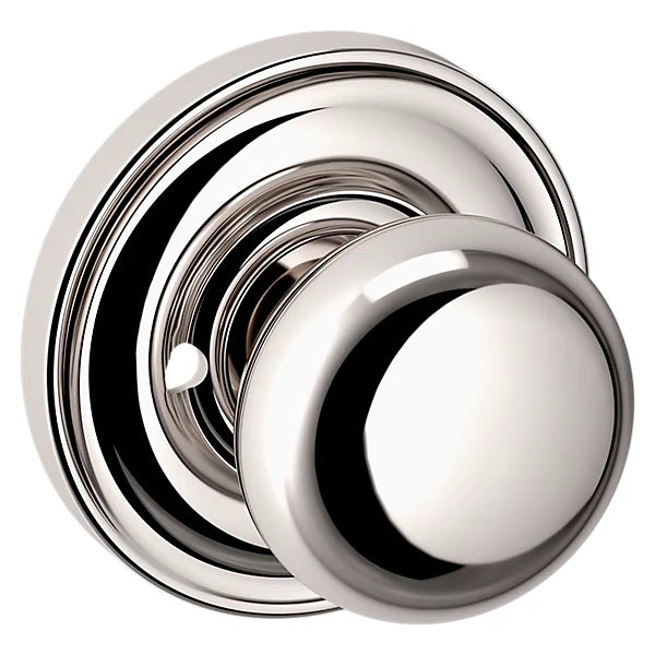 Baldwin - Estate Collection - Knobs & Levers - 5030 Door Knob w/ 5048 Rose (Pre-Configured)
