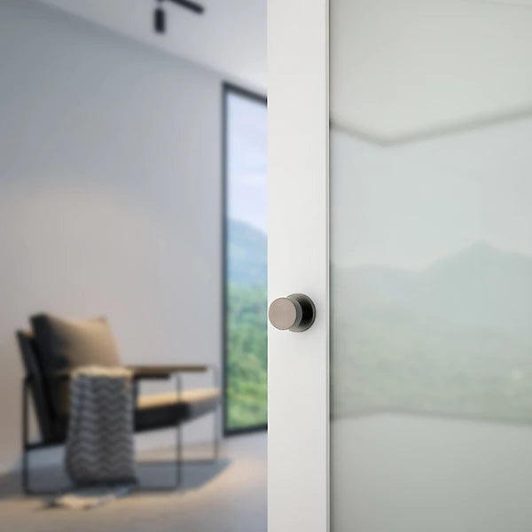 Baldwin - Estate Collection - Knobs & Levers - 5055 (2-1/8") Minneapolis Door Knob w/ 5046 Rose (Pre-Configured)