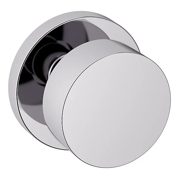 Baldwin - Estate Collection - Knobs & Levers - 5055 (2-1/8") Minneapolis Door Knob w/ 5046 Rose (Pre-Configured)