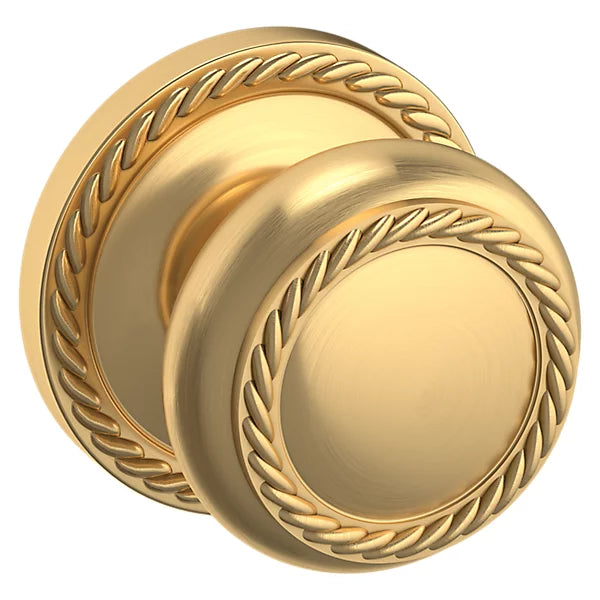 Baldwin - Estate Collection - Knobs & Levers - 5064 Bristol Door Knob w/ 5046 Rose (Pre-Configured)