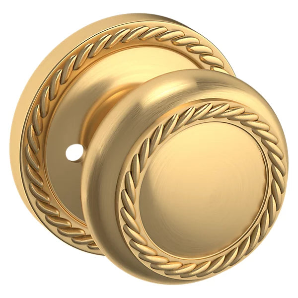 Baldwin - Estate Collection - Knobs & Levers - 5064 Bristol Door Knob w/ 5046 Rose (Pre-Configured)