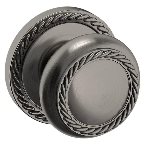 Baldwin - Estate Collection - Knobs & Levers - 5064 Bristol Door Knob w/ 5046 Rose (Pre-Configured)