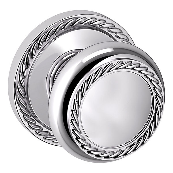 Baldwin - Estate Collection - Knobs & Levers - 5064 Bristol Door Knob w/ 5046 Rose (Pre-Configured)