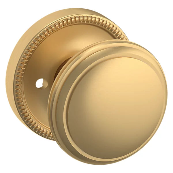 Baldwin - Estate Collection - Knobs & Levers - 5069 Door Knob w/ 5076 Rose (Pre-Configured)
