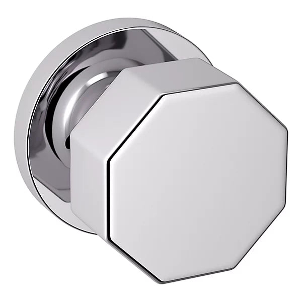 Baldwin - Estate Collection - Knobs & Levers - 5073 Door Knob w/ 5046 Rose (Pre-Configured)