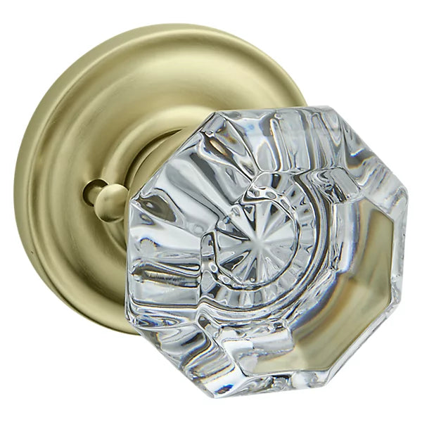 Baldwin - Estate Collection - Knobs & Levers - 5080 Filmore Door Knob w/ 5048 Rose (Pre-Configured)