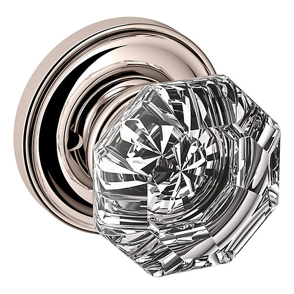 Baldwin - Estate Collection - Knobs & Levers - 5080 Filmore Door Knob w/ 5048 Rose (Pre-Configured)