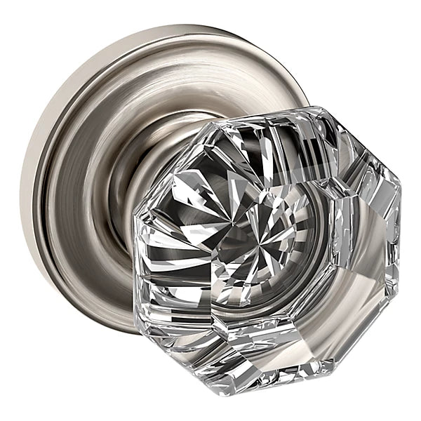 Baldwin - Estate Collection - Knobs & Levers - 5080 Filmore Door Knob w/ 5048 Rose (Pre-Configured)