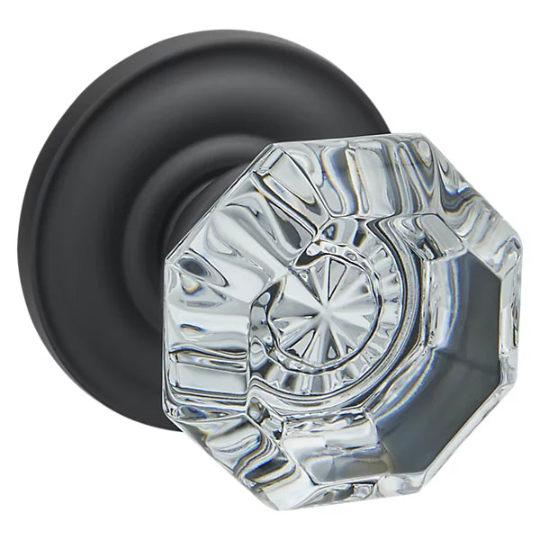 Baldwin - Estate Collection - Knobs & Levers - 5080 Filmore Door Knob w/ 5048 Rose (Pre-Configured)