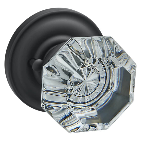 Baldwin - Estate Collection - Knobs & Levers - 5080 Filmore Door Knob w/ 5048 Rose (Pre-Configured)