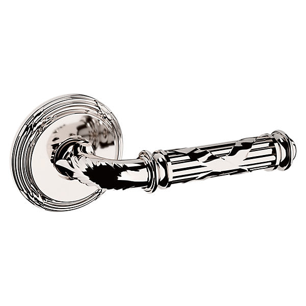 Baldwin - Estate Collection - Knobs & Levers - 5122 Edinburgh Door Lever w/ 5021 Rose (Pre-Configured)