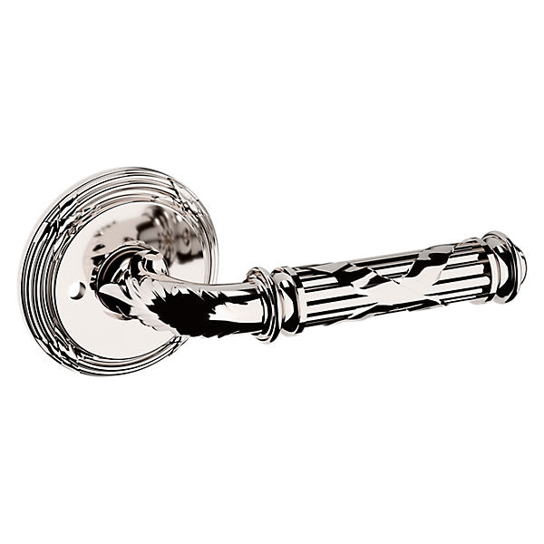 Baldwin - Estate Collection - Knobs & Levers - 5122 Edinburgh Door Lever w/ 5021 Rose (Pre-Configured)