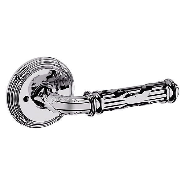 Baldwin - Estate Collection - Knobs & Levers - 5122 Edinburgh Door Lever w/ 5021 Rose (Pre-Configured)