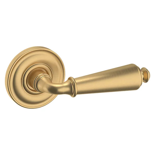 Baldwin - Estate Collection - Knobs & Levers - 5125 Door Lever w/ 5048 Rose (Pre-Configured)