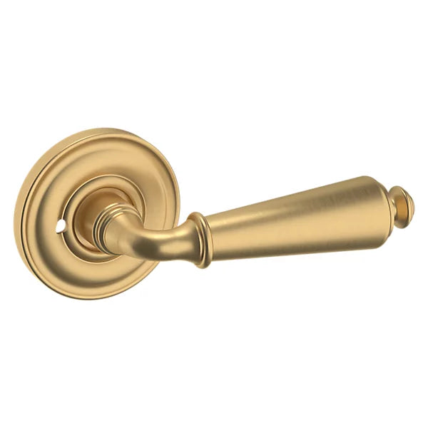 Baldwin - Estate Collection - Knobs & Levers - 5125 Door Lever w/ 5048 Rose (Pre-Configured)