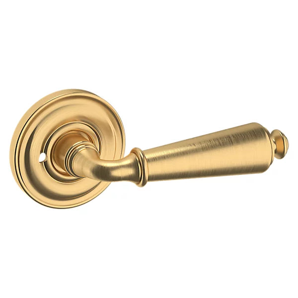 Baldwin - Estate Collection - Knobs & Levers - 5125 Door Lever w/ 5048 Rose (Pre-Configured)