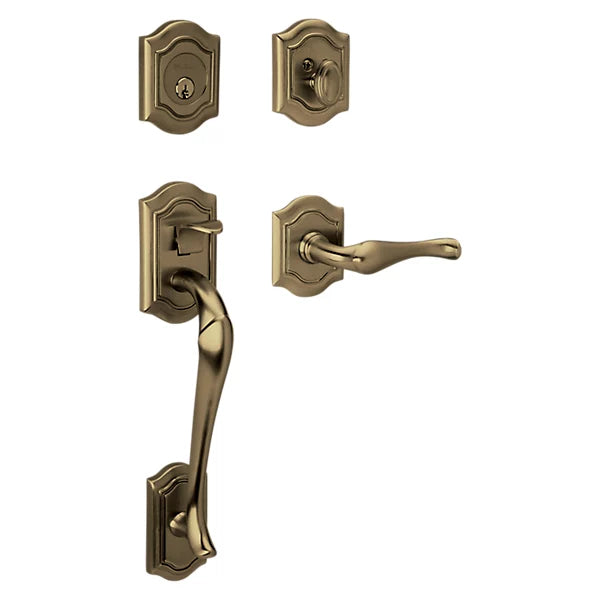 Baldwin - Estate Collection - Tubular Entry Handlesets - Bethpage Sectional Trim w/ 5447V Bethpage Lever