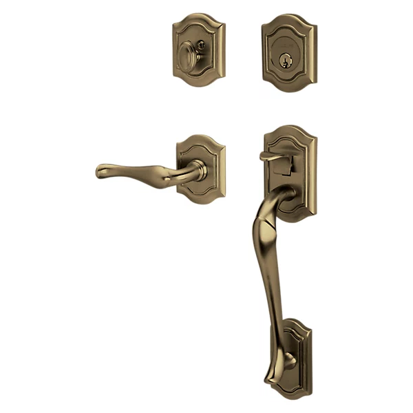 Baldwin - Estate Collection - Tubular Entry Handlesets - Bethpage Sectional Trim w/ 5447V Bethpage Lever