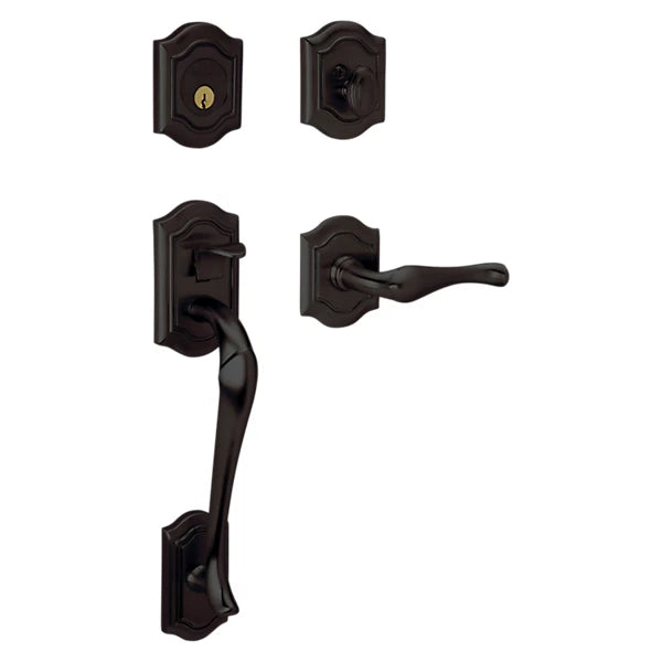 Baldwin - Estate Collection - Tubular Entry Handlesets - Bethpage Sectional Trim w/ 5447V Bethpage Lever
