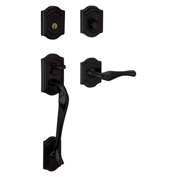 Baldwin - Estate Collection - Tubular Entry Handlesets - Bethpage Sectional Trim w/ 5447V Bethpage Lever