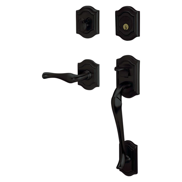 Baldwin - Estate Collection - Tubular Entry Handlesets - Bethpage Sectional Trim w/ 5447V Bethpage Lever