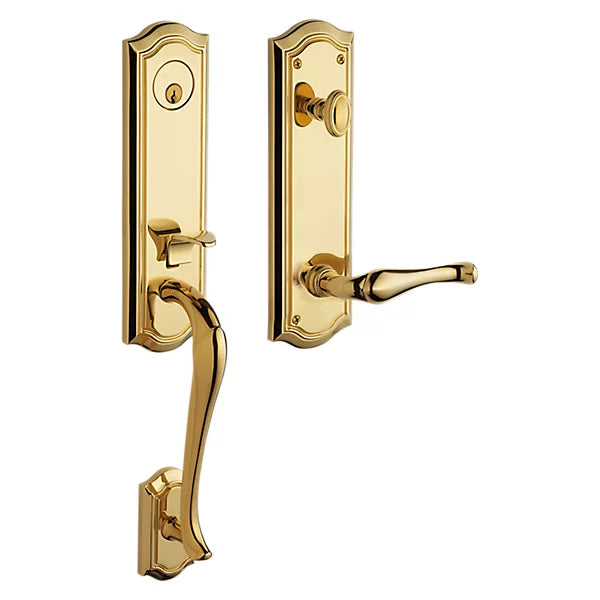 Baldwin - Estate Collection - Tubular Entry Handlesets - Bethpage Emergency Egress Handleset w/ 5447V Bethpage Lever