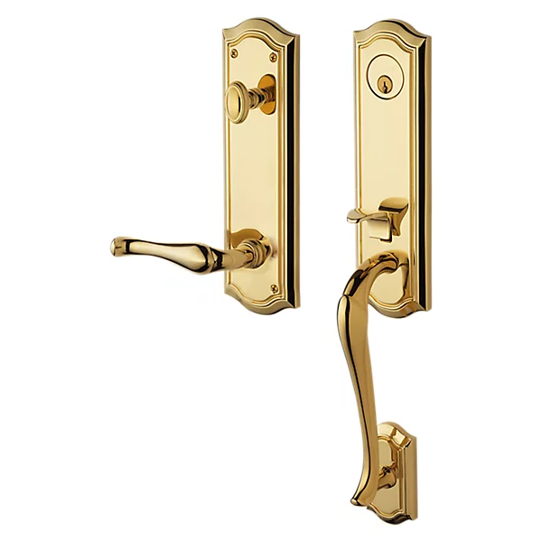 Baldwin - Estate Collection - Tubular Entry Handlesets - Bethpage Emergency Egress Handleset w/ 5447V Bethpage Lever
