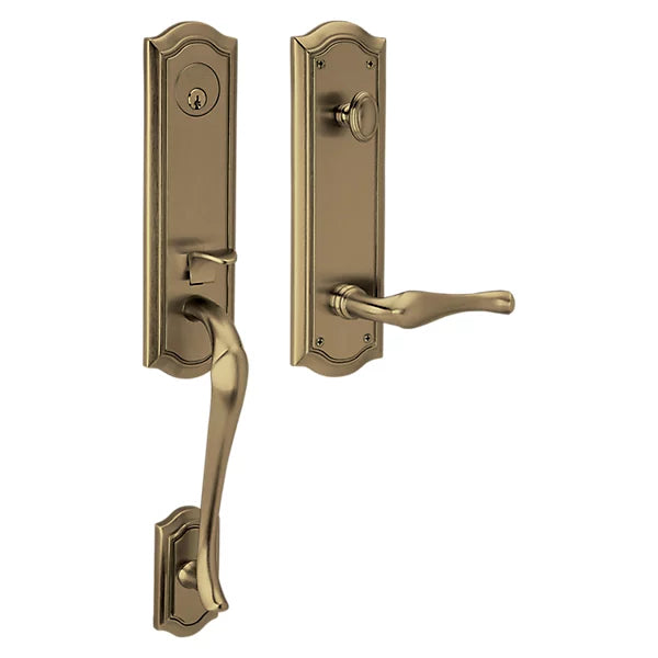 Baldwin - Estate Collection - Tubular Entry Handlesets - Bethpage Emergency Egress Handleset w/ 5447V Bethpage Lever