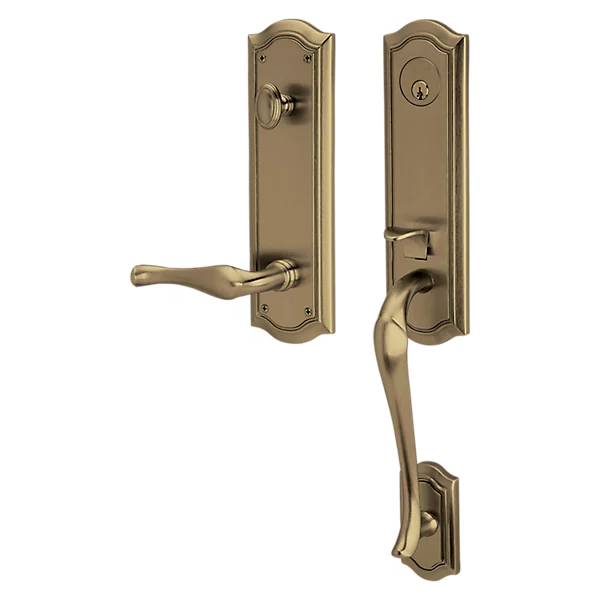 Baldwin - Estate Collection - Tubular Entry Handlesets - Bethpage Emergency Egress Handleset w/ 5447V Bethpage Lever