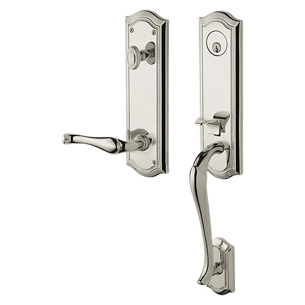 Baldwin - Estate Collection - Tubular Entry Handlesets - Bethpage Emergency Egress Handleset w/ 5447V Bethpage Lever