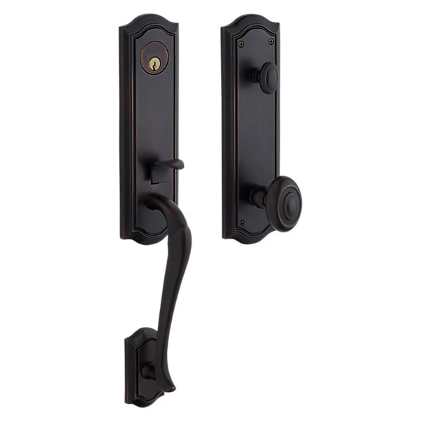 Baldwin - Estate Collection - Tubular Entry Handlesets - Bethpage Emergency Egress Handleset w/ 5077 Bethpage Knob