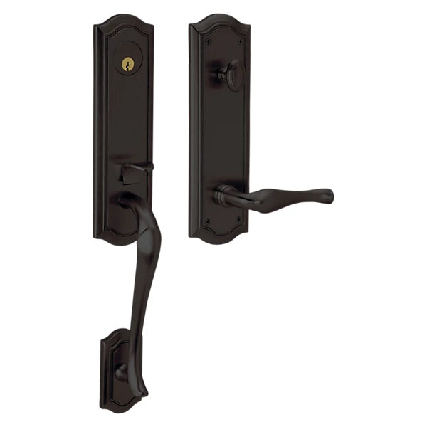 Baldwin - Estate Collection - Tubular Entry Handlesets - Bethpage Emergency Egress Handleset w/ 5447V Bethpage Lever