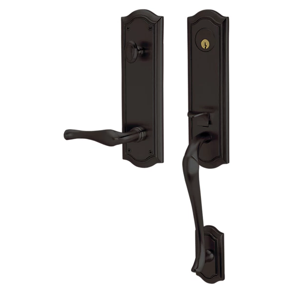 Baldwin - Estate Collection - Tubular Entry Handlesets - Bethpage Emergency Egress Handleset w/ 5447V Bethpage Lever