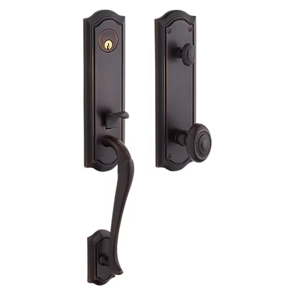 Baldwin - Estate Collection - Tubular Entry Handlesets - Bethpage Emergency Egress Handleset w/ 5077 Bethpage Knob