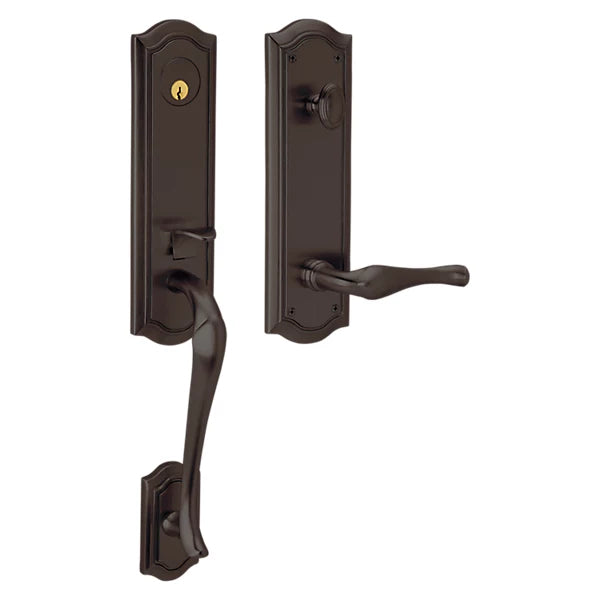 Baldwin - Estate Collection - Tubular Entry Handlesets - Bethpage Emergency Egress Handleset w/ 5447V Bethpage Lever